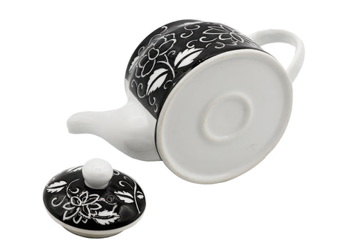 Chinese porseleinen theepot (kleine barst) # 93832