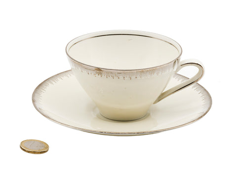 Porcelain tea cup with the saucer  # 93840
