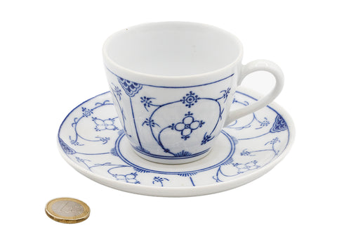 Kahla cobalt porcelain tea cup with the saucer  # 93843