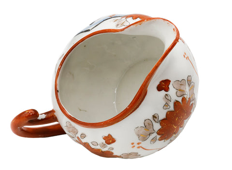 Japanese vintage kutani pitcher / gongdaobei  # 93847