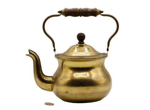 Vintage koperen theepot # 93851