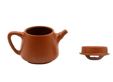 Bamboo Knot Red Clay Yixing Teapot # 93621 160 ml