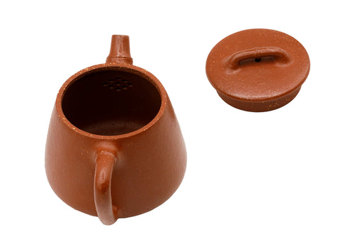Bamboo Knot Red Clay Yixing Teapot # 93621 160 ml