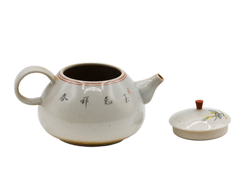 Handbeschilderde keramische theepot # 93472