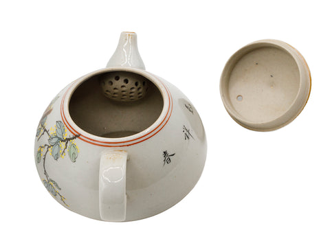 Handbeschilderde keramische theepot # 93472