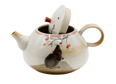 Met de hand beschilderde keramische theepot # 934722