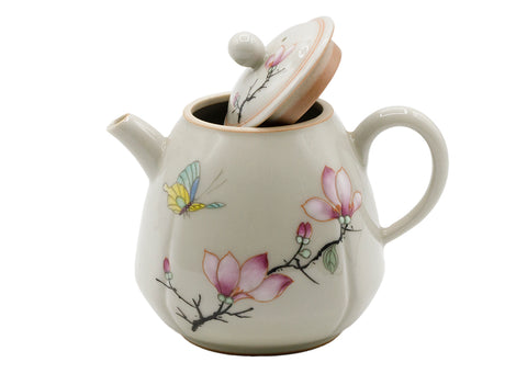 Met de hand beschilderde keramische theepot # 934722