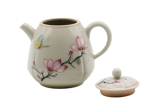 Met de hand beschilderde keramische theepot # 934722