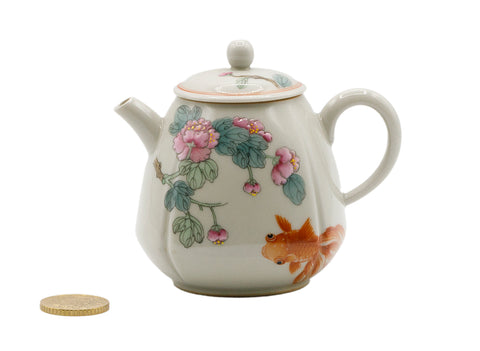 Hand-painted ceramic teapot # 934743