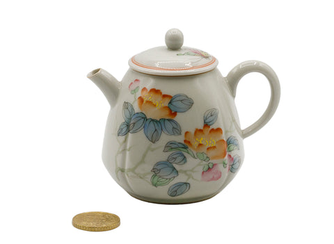 Met de hand beschilderde keramische theepot # 934744