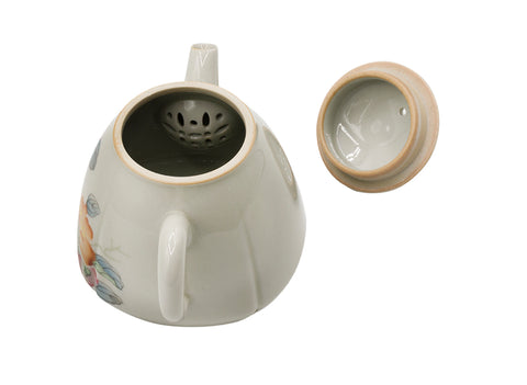 Met de hand beschilderde keramische theepot # 934744