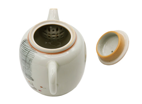 Tetera de cerámica pintada a mano # 934744