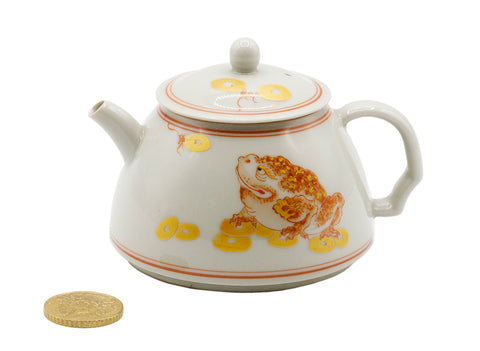 Met de hand beschilderde keramische theepot # 934771