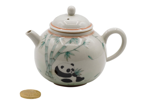 Met de hand beschilderde keramische theepot # 934773