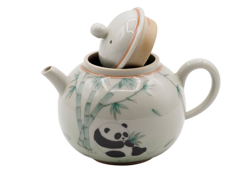 Met de hand beschilderde keramische theepot # 934773