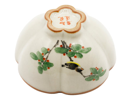 Met de hand beschilderde bloemige theekop # 934782