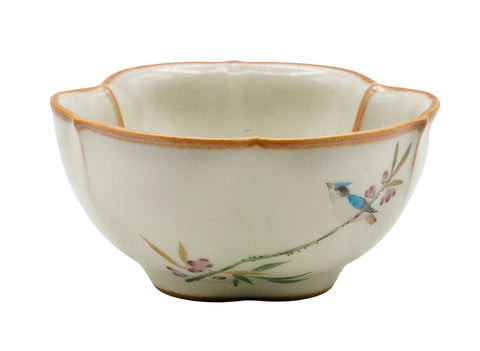 Met de hand beschilderde bloemige theekop # 934782