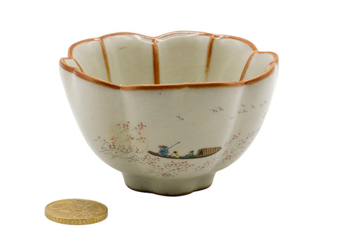 Met de hand beschilderde bloemige theekop # 934782