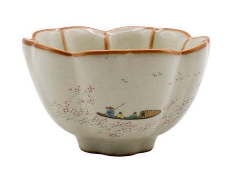 Met de hand beschilderde bloemige theekop # 934782