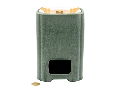 Sifang Green Bamboo Charcoal Stove for Traditional Tea Brewing # 93470