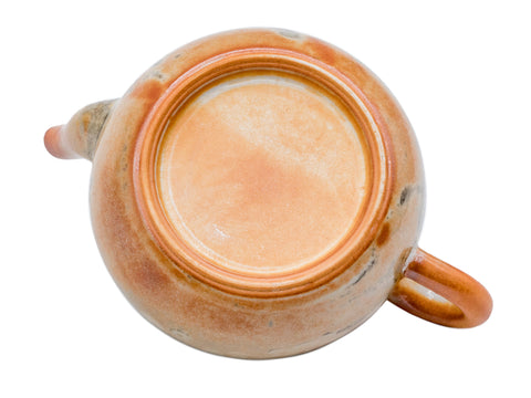 Keramische theepot met aardse tinten en gestructureerde glazuur # 934811