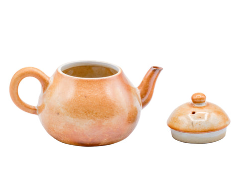 Keramische theepot met aardse tinten en gestructureerde glazuur # 934812