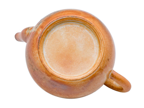 Keramische theepot met aardse tinten en gestructureerde glazuur # 934812