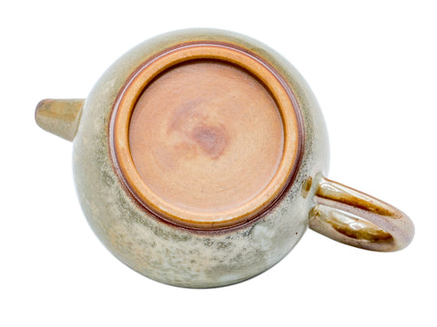 Keramische theepot met imitatie Shino Yaki glazuur # 93484, 120 ml