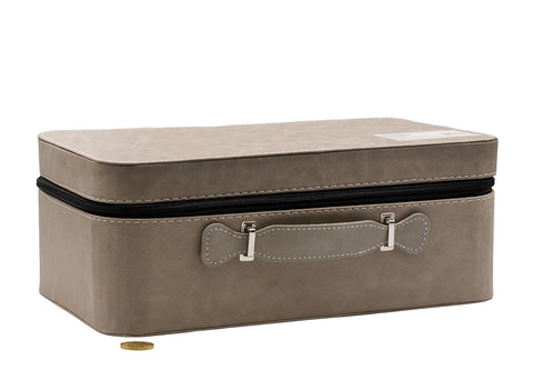 Draagbare reistheeset met blauwe zijgreep theepot # 93451