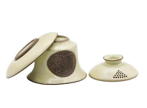 Gaiwan met ingebouwde zeefdeksel # 93441, 140 ml