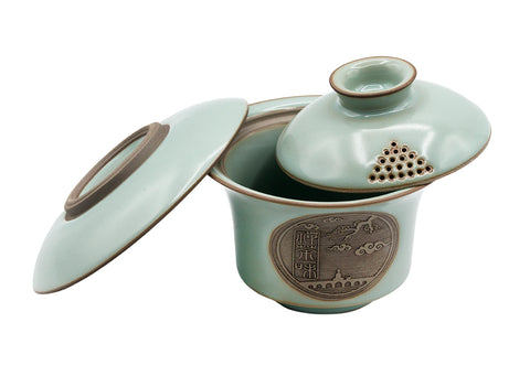 Gaiwan met ingebouwde zeefdeksel # 93442, 140 ml