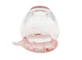 Pink decorated Glass pitcher for tea