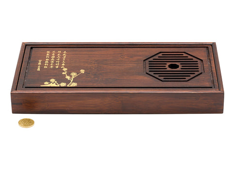 Tea table for Gongfu tea ceremony, tea tray, chaban, bamboo # 93492