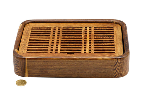 Tea table for Gongfu tea ceremony, tea tray, chaban - plastic / bamboo # 93498