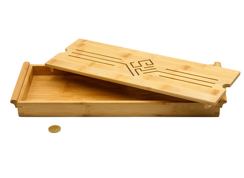 Table à thé Fortune pour cérémonie du thé Gongfu, plateau à thé, chaban, bambou # 93487