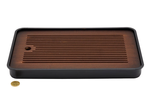 Tea table for Gongfu tea ceremony, tea tray, chaban - plastic / bamboo # 93488