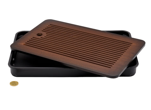 Table à thé pour cérémonie du thé Gongfu, plateau à thé, chaban - plastique / bambou # 93488