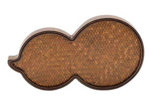 Bamboo Gourd-Shaped Tea Tray # 93238