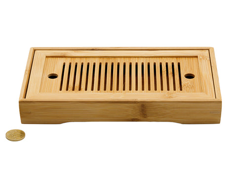 Tea table for Gongfu tea ceremony, tea tray, chaban, bamboo # 93486