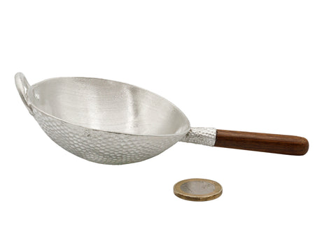 Filtre en étain en forme de pot avec poignée en bois # 93229