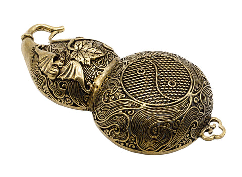 Achthoekig blikken theefilter in kalebasvorm # 93245