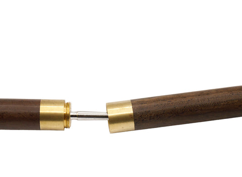 Groot ebbenhouten Puer mes # 93257