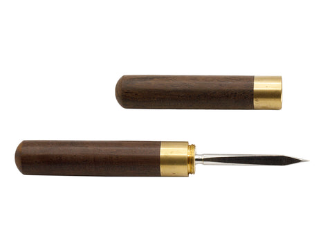 Groot ebbenhouten Puer mes # 93257