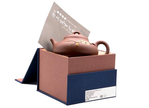 Gourd stone scoop Yixing teapot # 91219