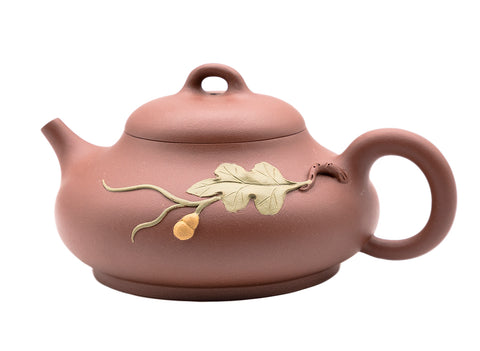 Gourd stone scoop Yixing teapot # 91219
