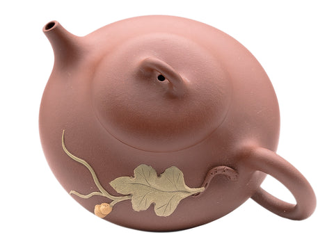 Gourd stone scoop Yixing teapot # 91219