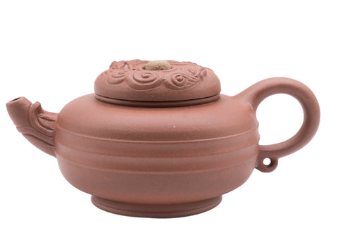 Shuanglong opera bead Teapot # 91340 210 ml