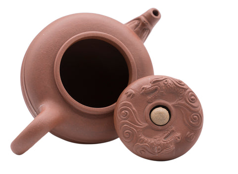 Shuanglong opera bead Teapot # 91340 210 ml