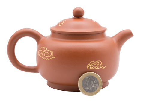 Draw gold and round Teapot # 91344