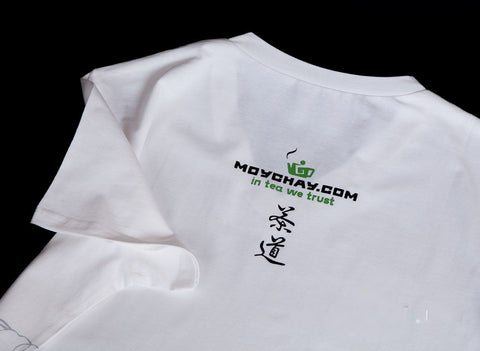 Male t-shirt "Moychay.com", white